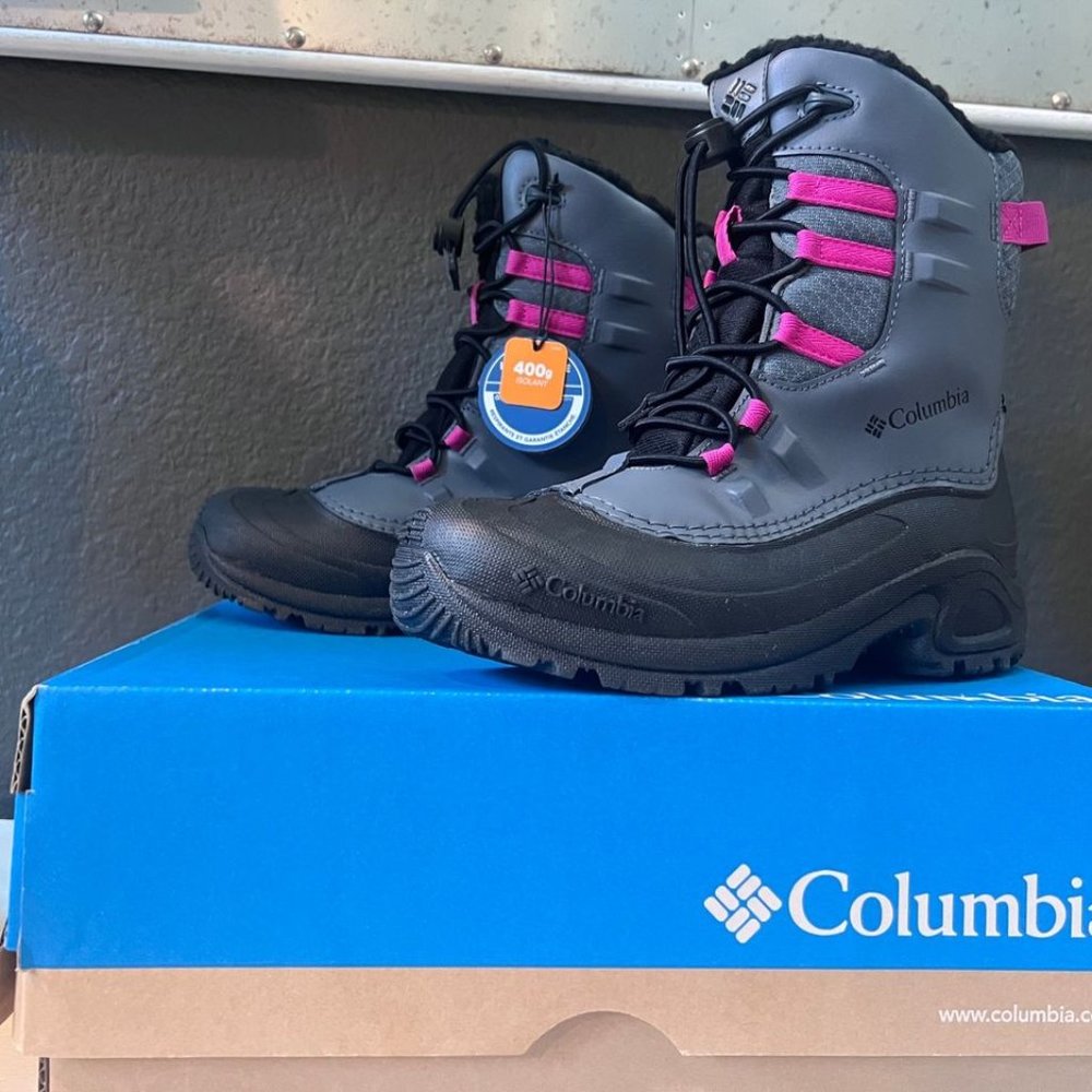Sz 4 New (NWT) Columbia Youth Bugaboot Celsius Waterproof Girls Boots: Size 4
